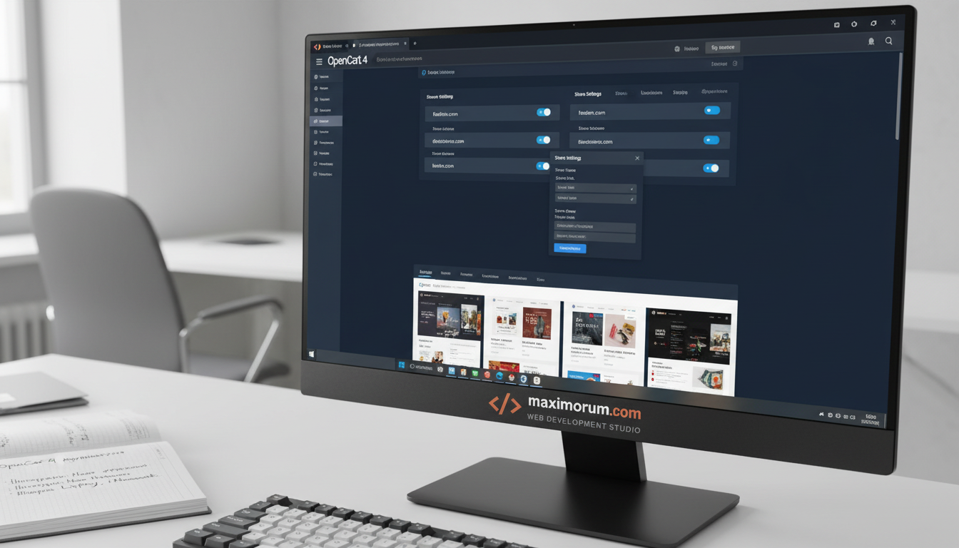 OpenCart 4 мультимагазин — як керувати кількома брендами з однієї панелі