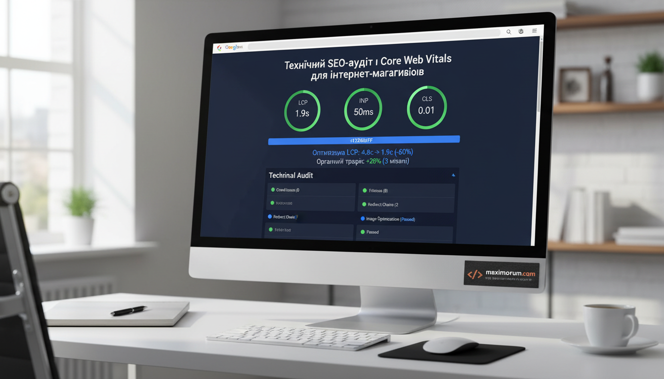 Технічний SEO-аудит і Core Web Vitals: як швидкість сайту впливає на продажі