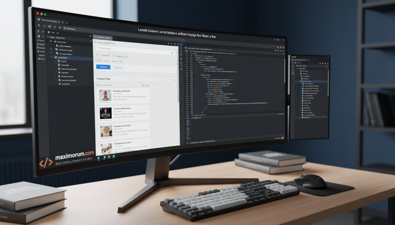 Laravel Livewire: інтерактивні вебзастосунки без React і Vue