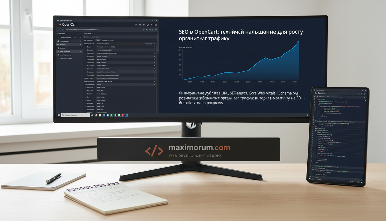 SEO-оптимізація OpenCart — аналіз трафіку та технічний аудит — MaxiMoruM