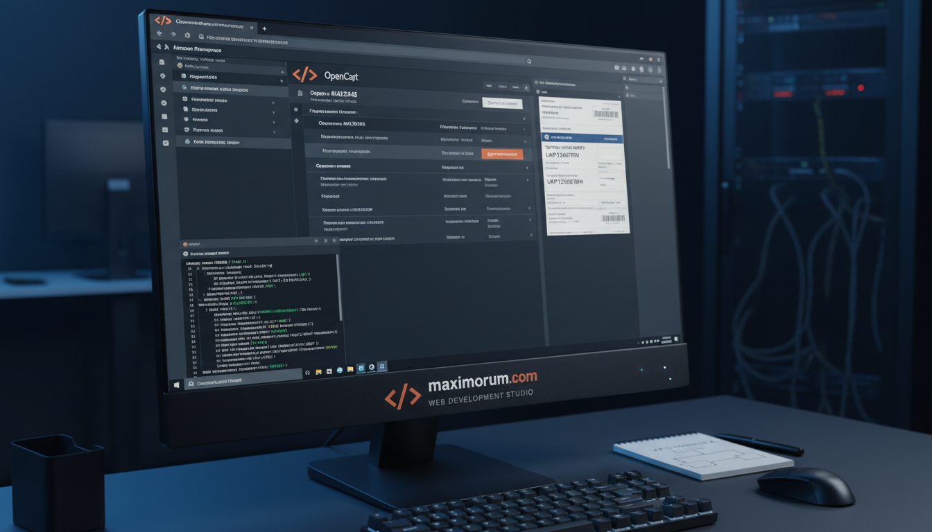 Адмін-панель OpenCart з інтеграцією API Укрпошти — автоматичне створення накладних і трекінг посилок