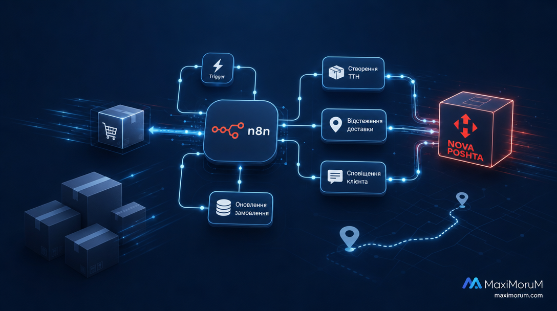Автоматизація обробки замовлень: n8n + Nova Poshta