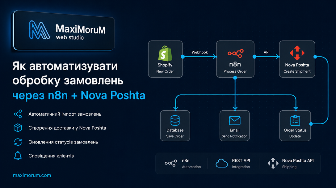 Як автоматизувати обробку замовлень через n8n + Nova Poshta