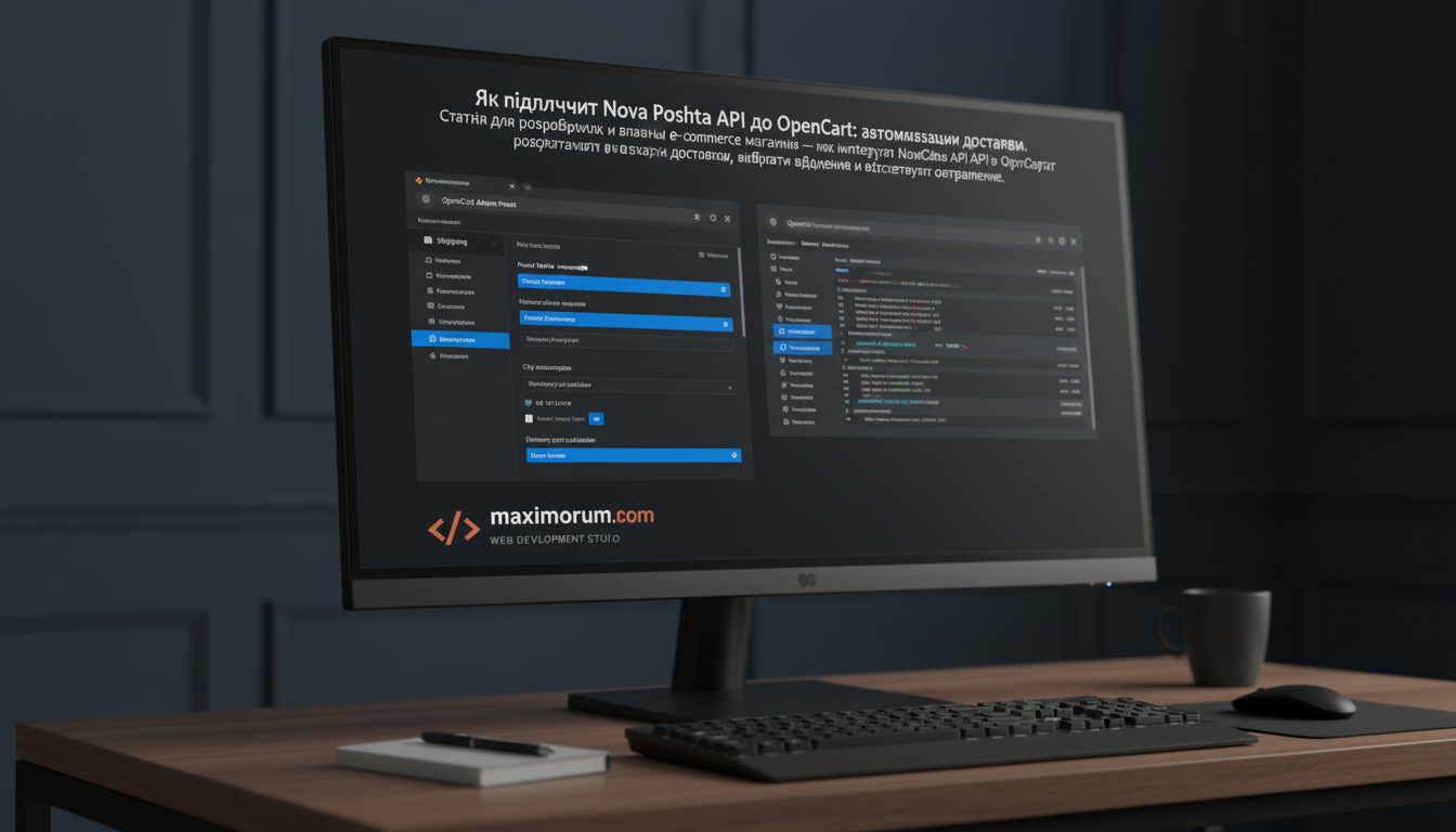 Як підключити Nova Poshta API до OpenCart: автоматизація доставки