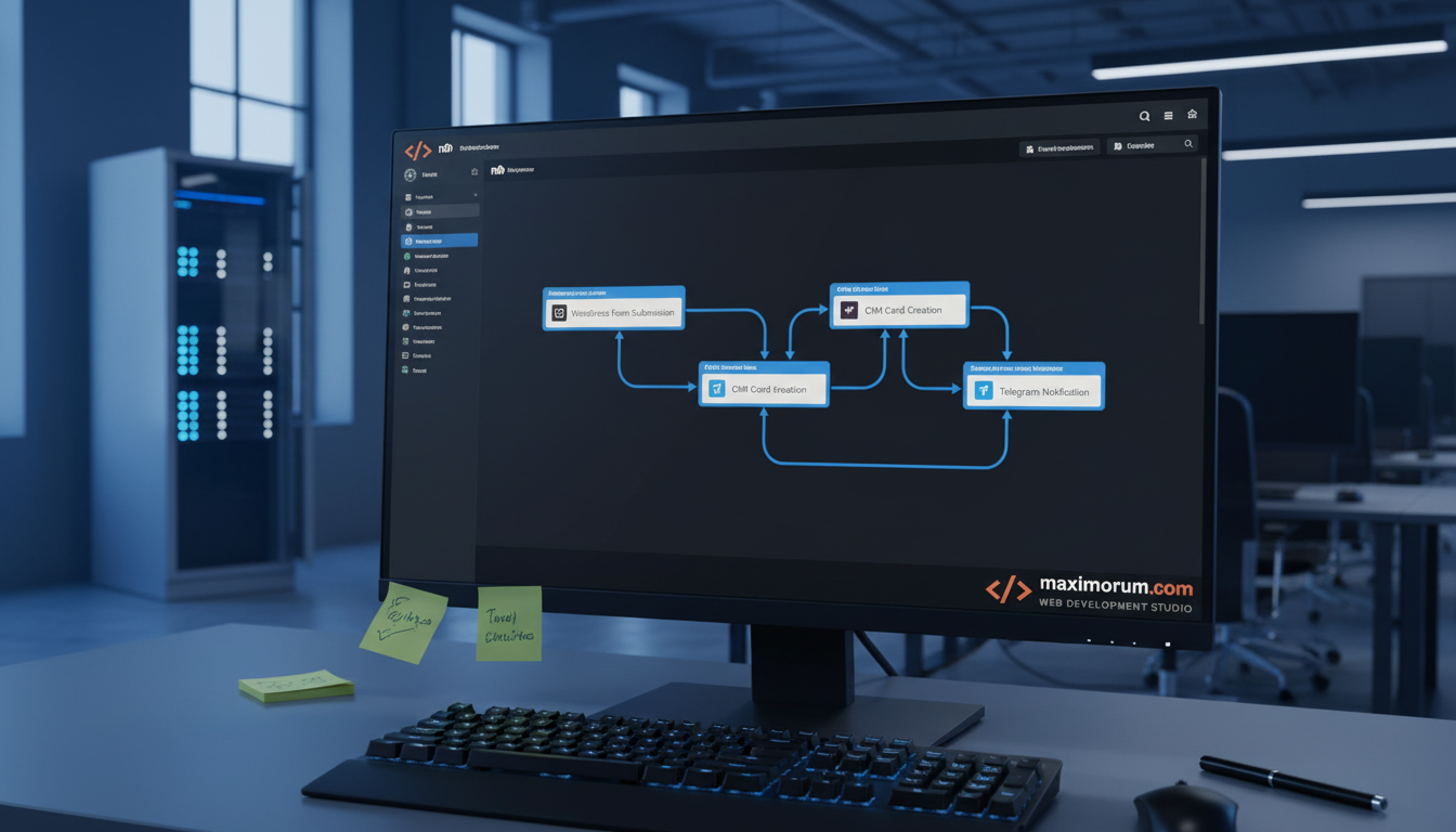 n8n + WordPress: автоматизація бізнес-процесів без переписування сайту