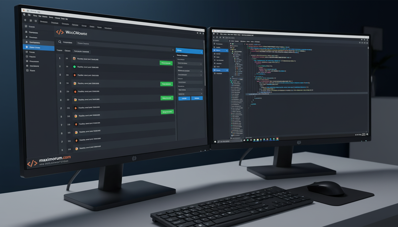 WooCommerce панель керування замовленнями з відкритими налаштуваннями LiqPay payment gateway на робочій станції розробника