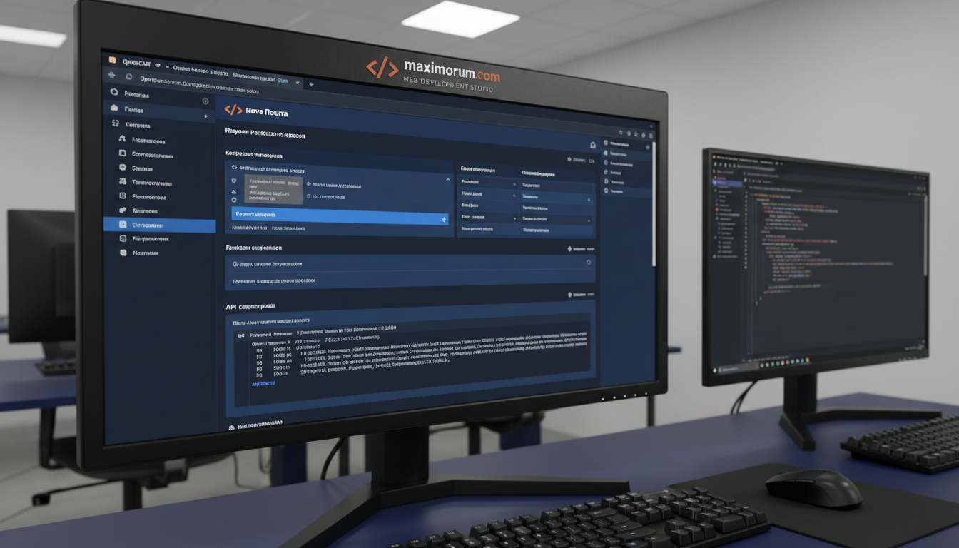 Nova Poshta API integration dashboard on OpenCart — waybill generation and tracking interface