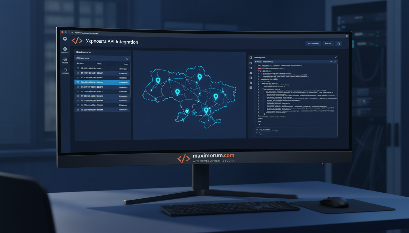 Дашборд інтеграції API Укрпошти з трекінгом посилок та маршрутами доставки по Україні