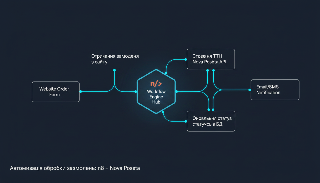 Як автоматизувати обробку замовлень через n8n + Nova Poshta