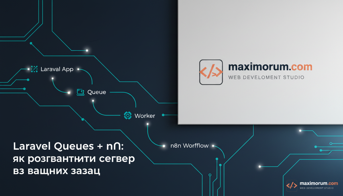 Laravel Queues + n8n: як розвантажити сервер від важких задач