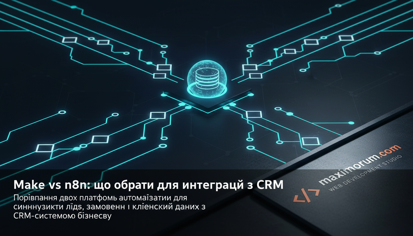 Make vs n8n: що обрати для інтеграції з CRM