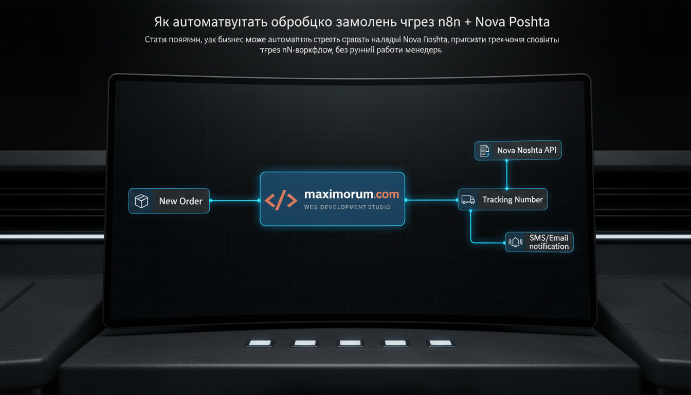 Як автоматизувати обробку замовлень через n8n + Nova Poshta
