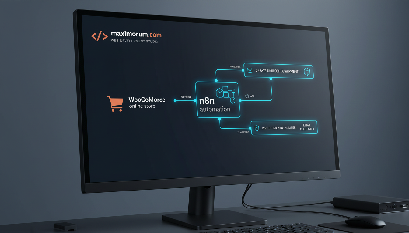 How to automate WooCommerce order fulfillment with n8n and Ukrposhta