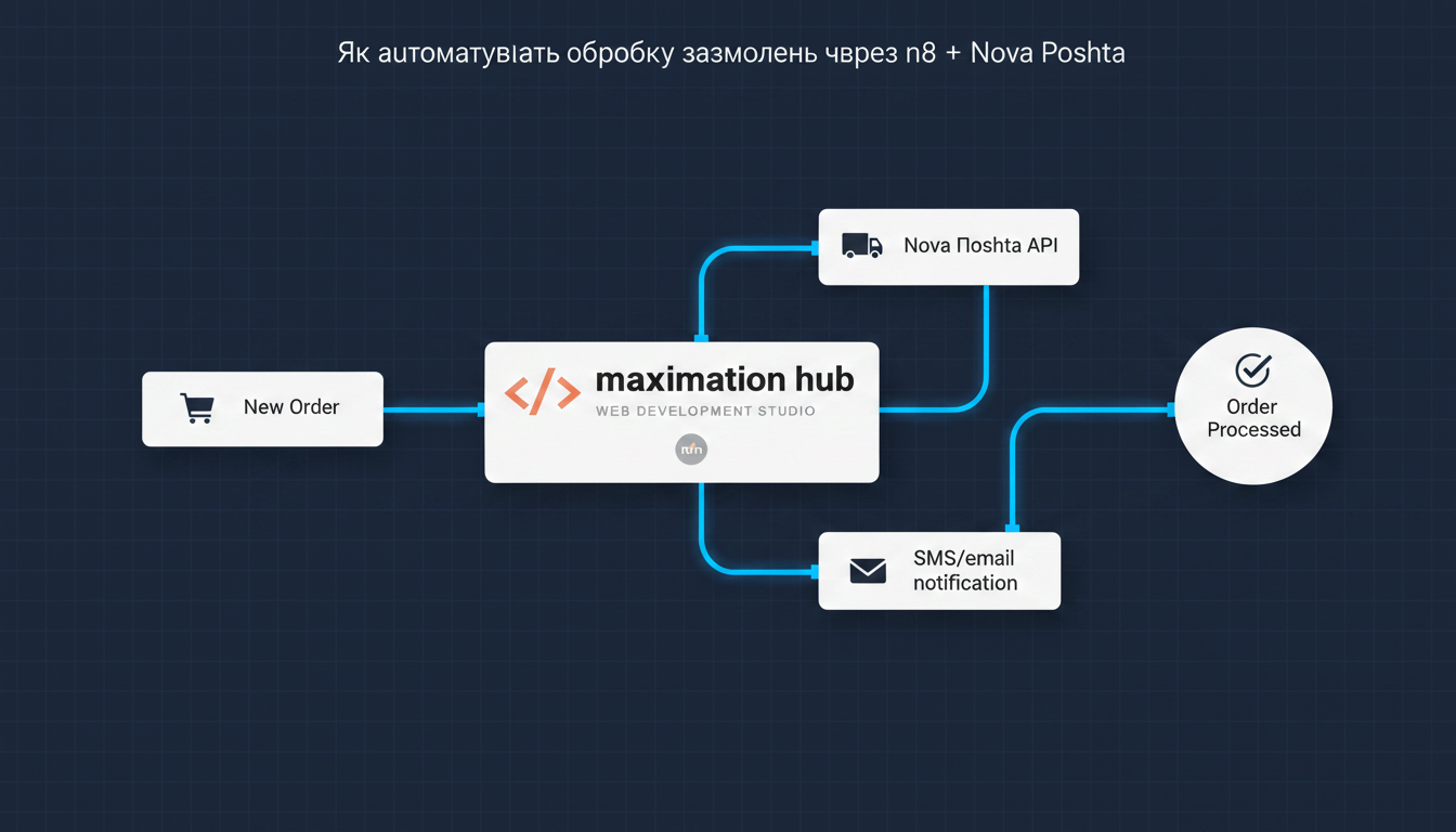 Як автоматизувати обробку замовлень через n8n + Nova Poshta