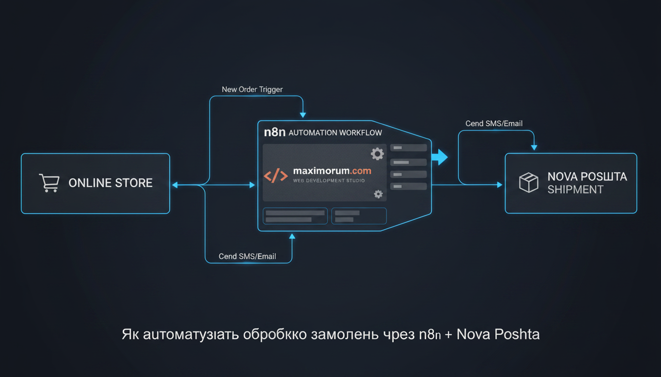 Як автоматизувати обробку замовлень через n8n + Nova Poshta