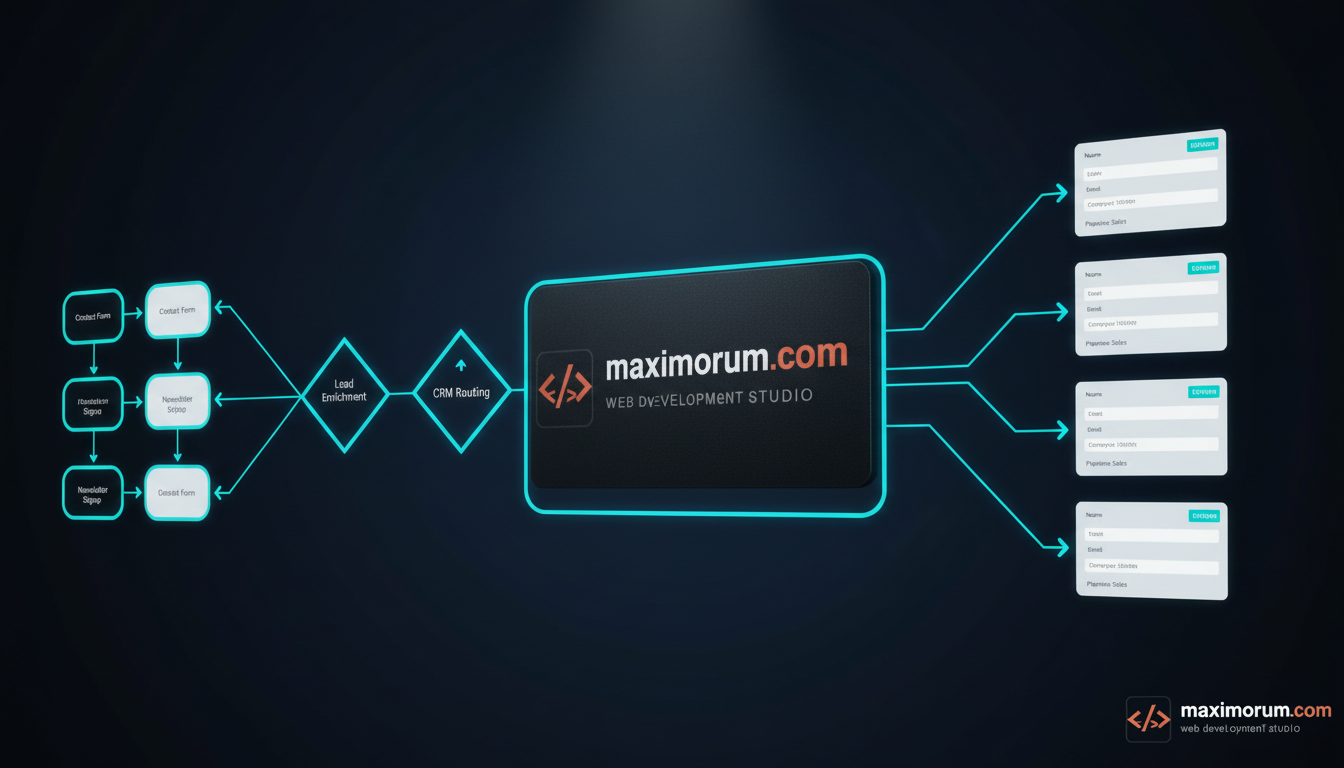How to automate website lead capture and CRM routing with n8n