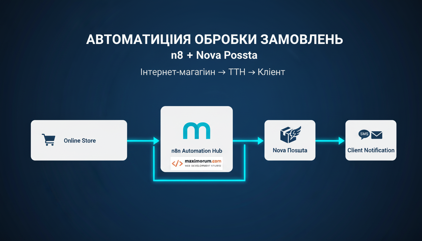 Як автоматизувати обробку замовлень через n8n + Nova Poshta