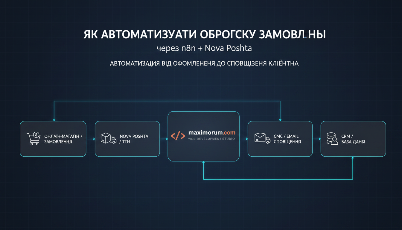 Як автоматизувати обробку замовлень через n8n + Nova Poshta