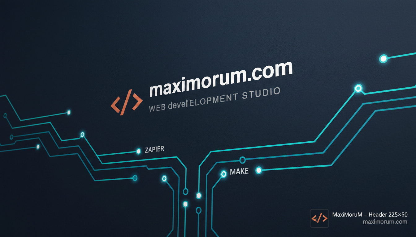 Zapier vs Make automation workflow for OpenCart — MaxiMoruM