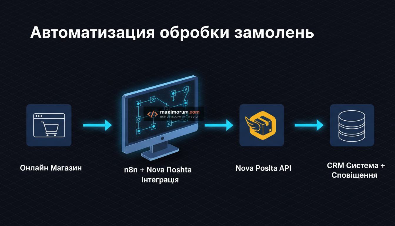 Як автоматизувати обробку замовлень через n8n + Nova Poshta