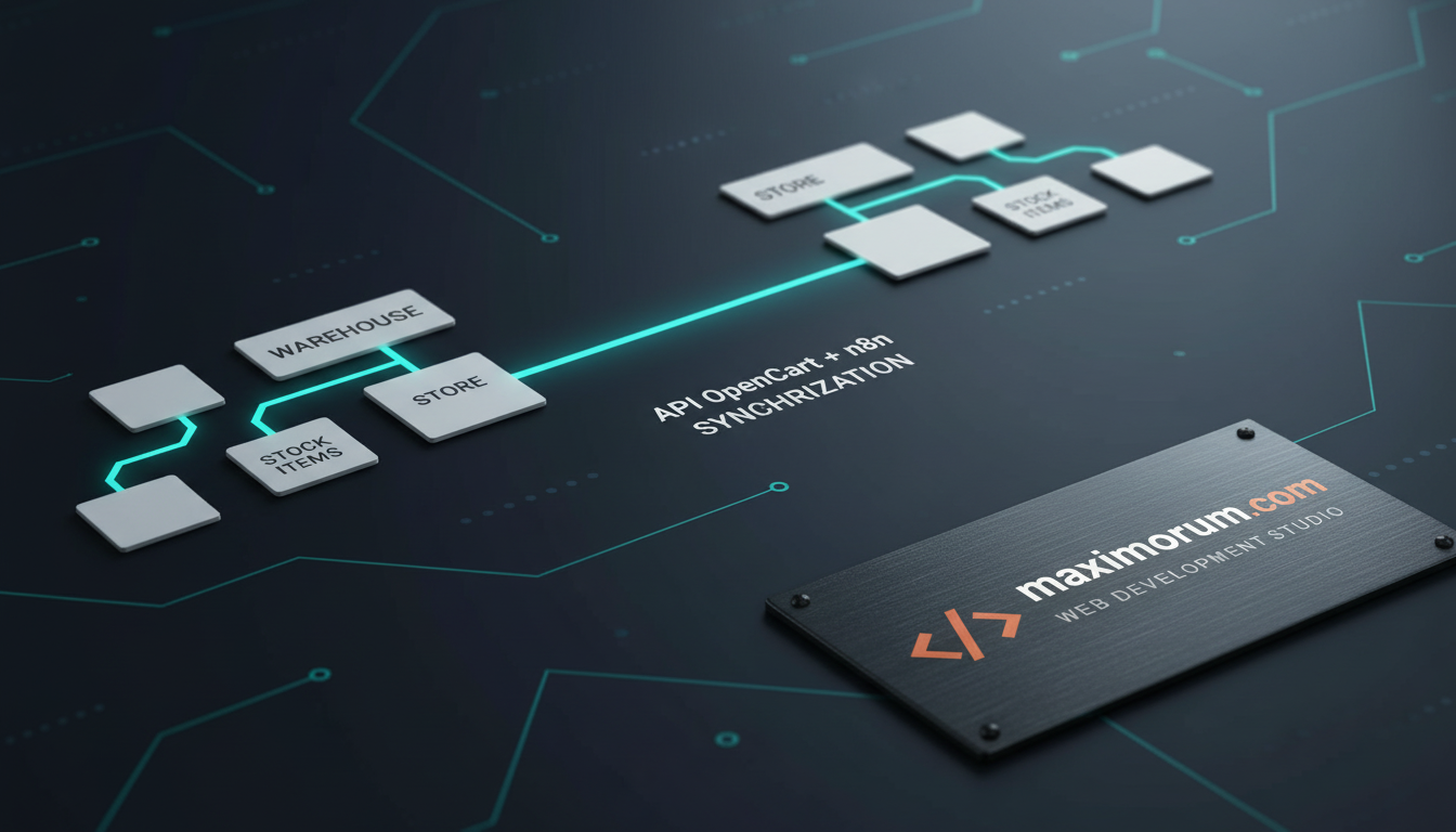 Автоматизація складського обліку через API OpenCart + n8n: як прибрати перепродажі та ручні оновлення залишків