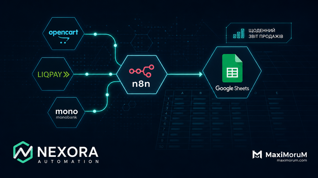 n8n + Google Sheets: автоматичний звіт по продажах без ручної роботи