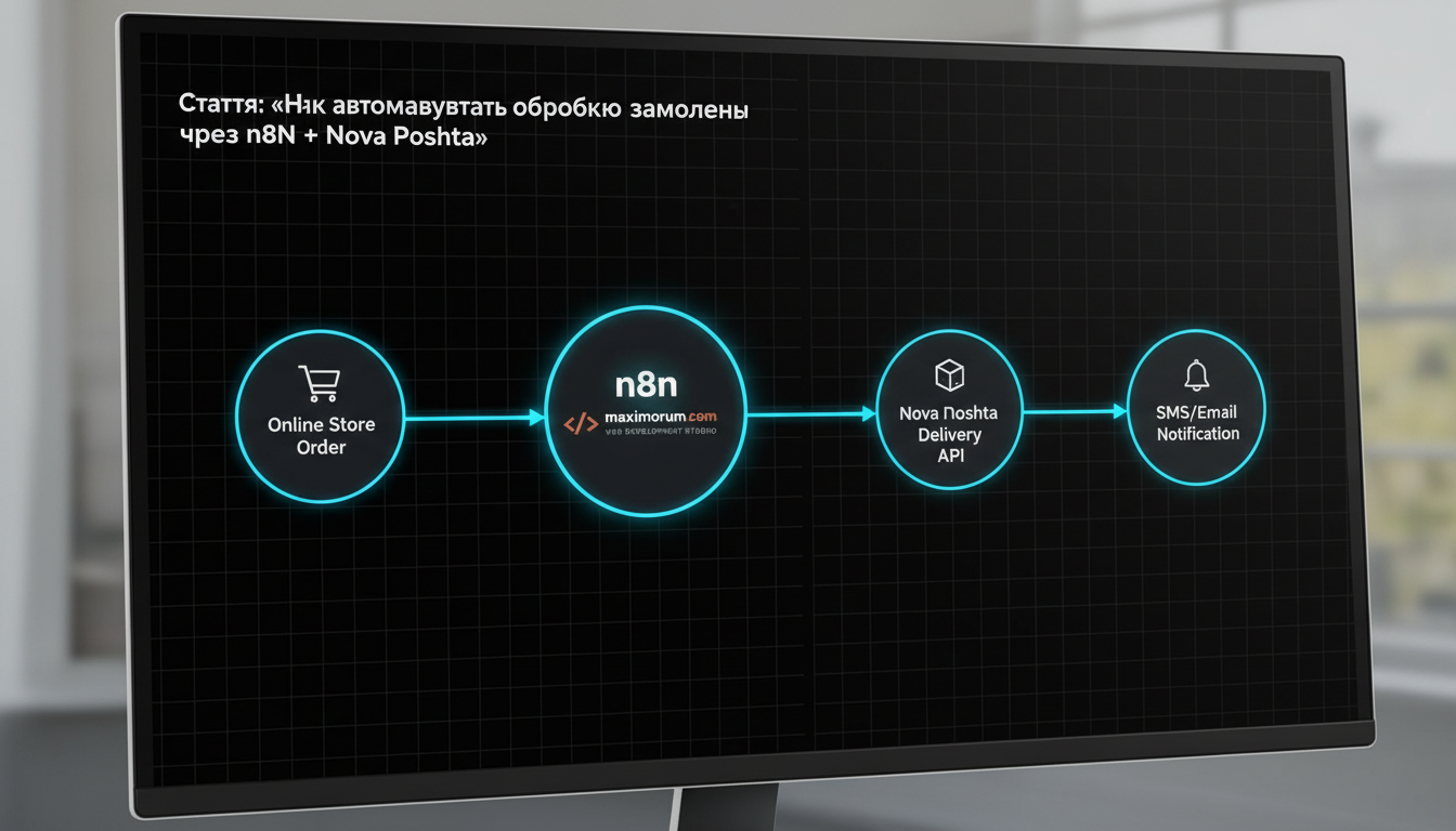 Як автоматизувати обробку замовлень через n8n + Nova Poshta