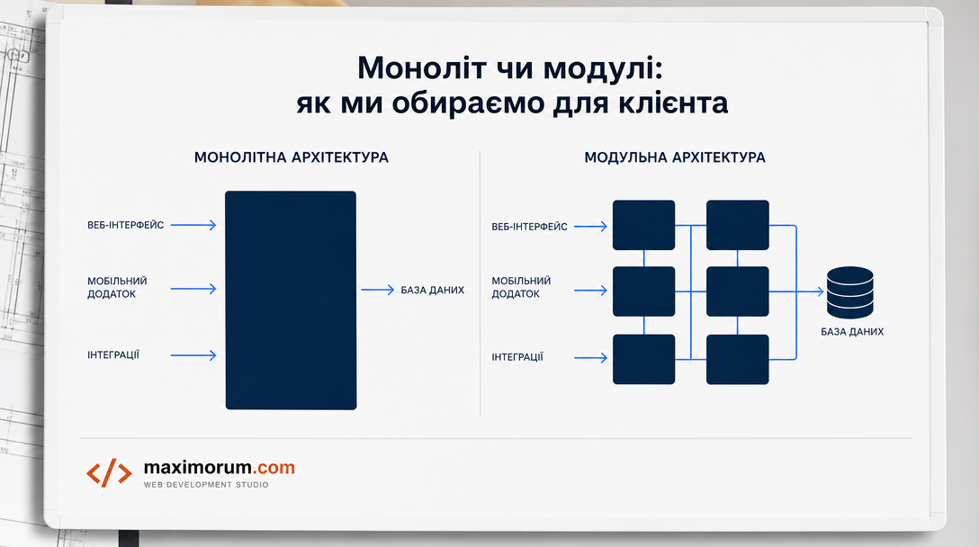 Моноліт чи модулі: як ми обираємо архітектуру для клієнта