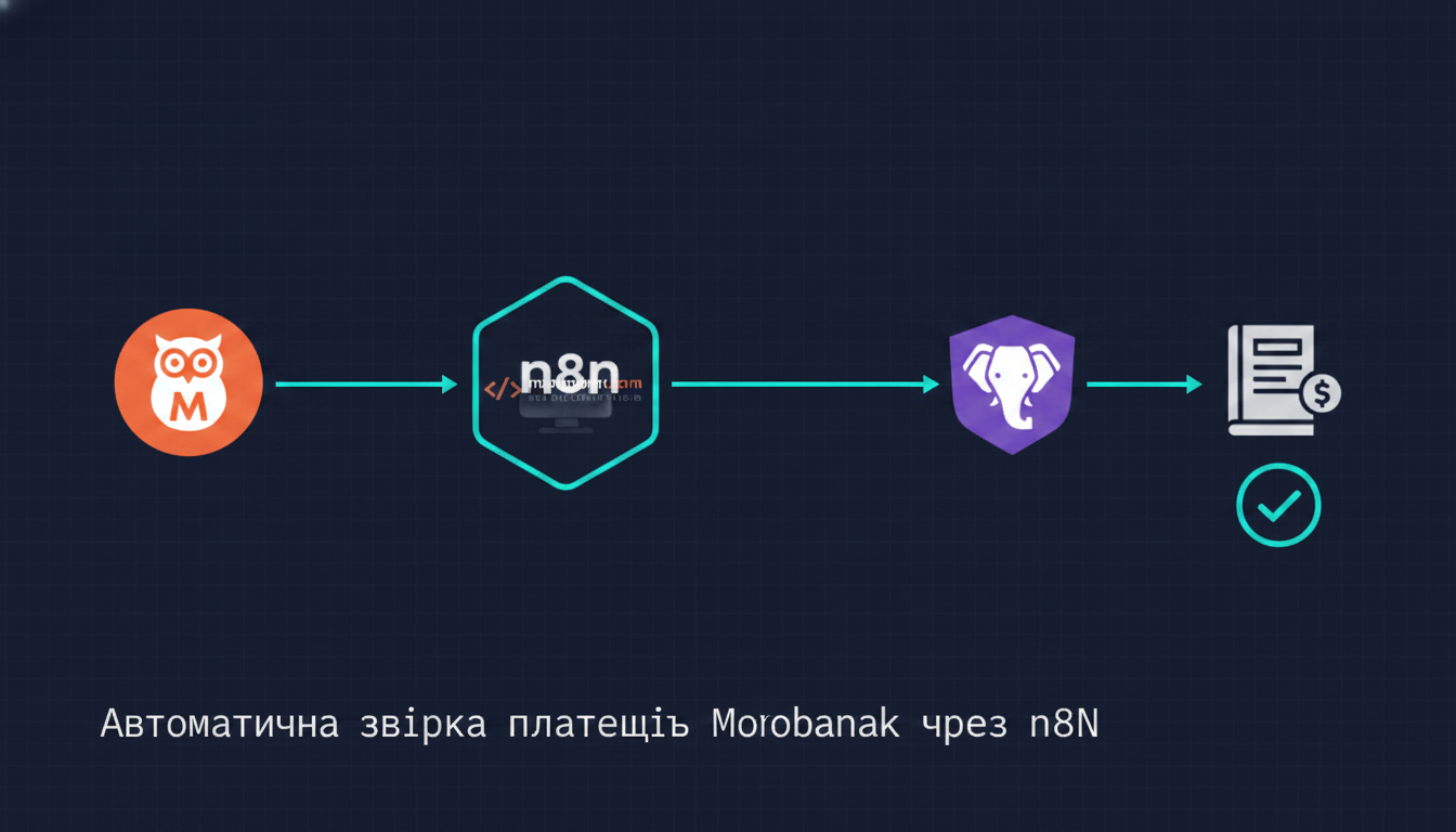 Автоматична звірка платежів Monobank через n8n
